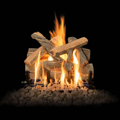 Juniper see-through gas log set