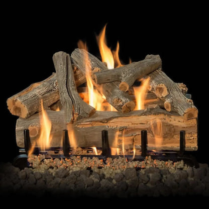 Juniper see-through gas log set