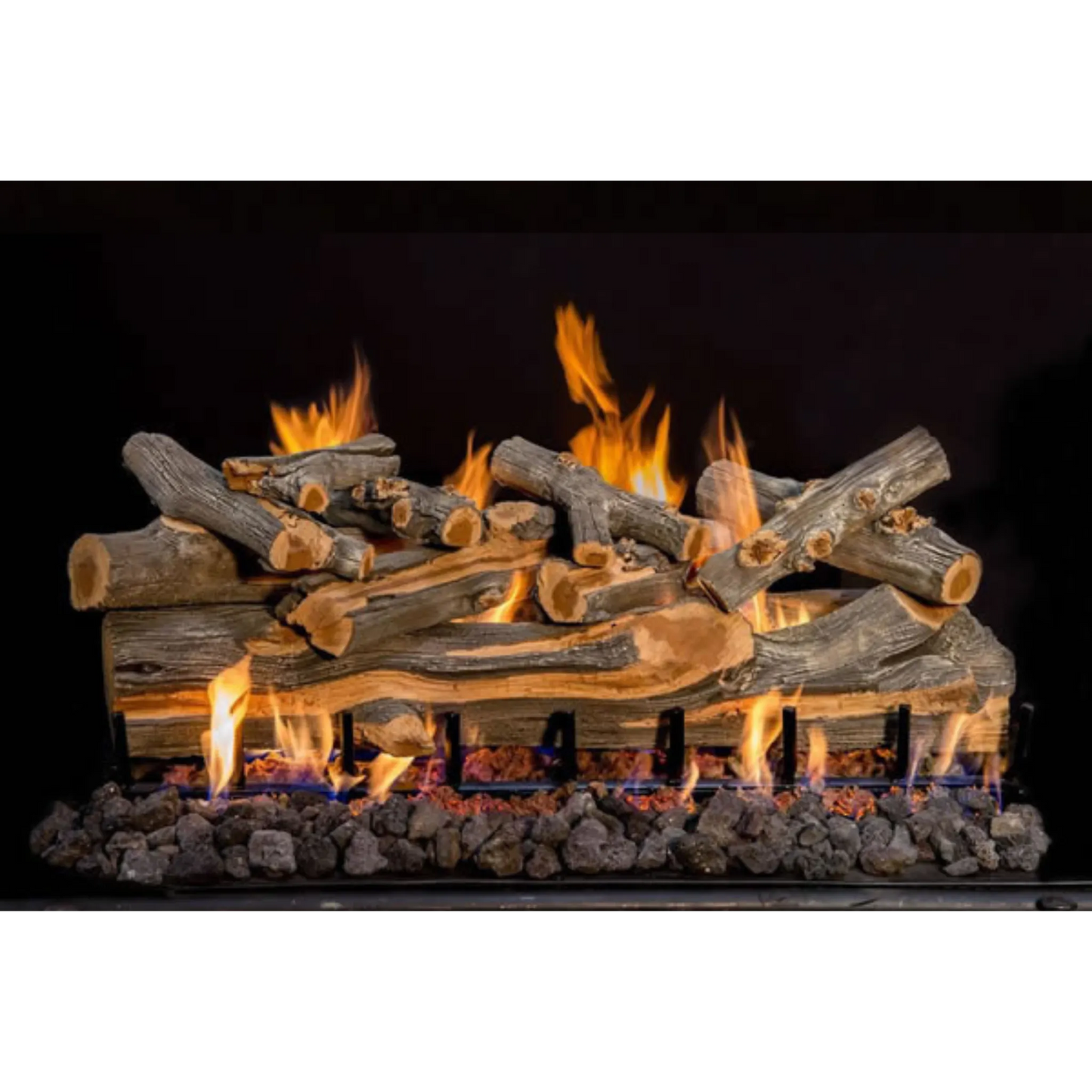 Juniper see-through gas log set
