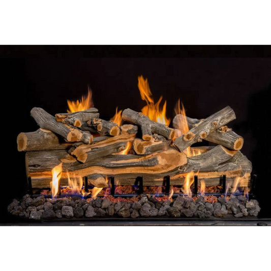 Juniper see-through gas log set