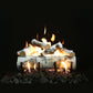 Quaking aspen vented gas log set