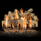 Quaking aspen vented gas log set