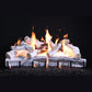 Quaking aspen vented gas log set