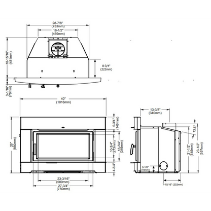 Hampton wood insert
