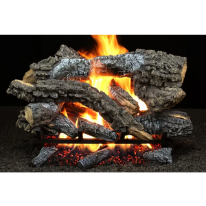 Canyon timbers radiant heat vented gas logs