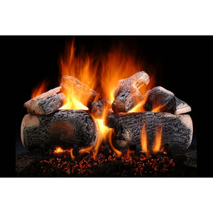 Charred supreme ponderosa vented gas logs