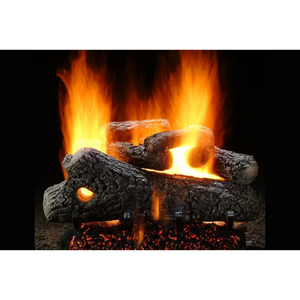 Classic oak fresh cut vented gas logs