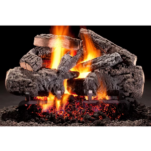 Cross timbers radiant heat vented gas logs