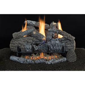 Ember glow yukon char vent free gas logs