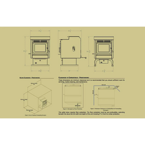 Davenport freestanding pellet stove