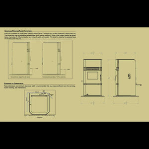Kinderhook freestanding pellet stove