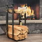 Forged Iron Hearth Center