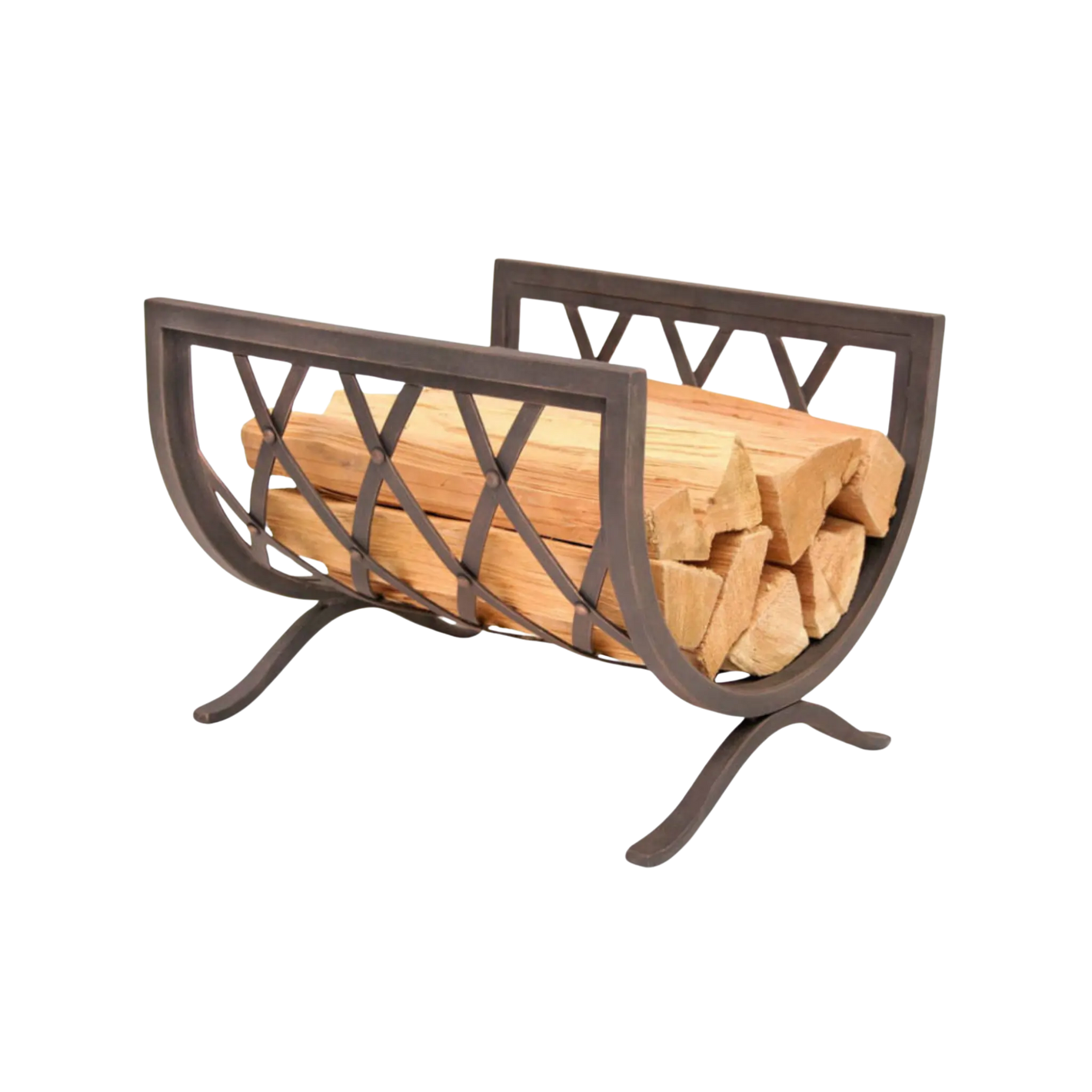 Iron Weave Log Holder