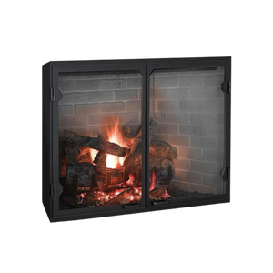Biltmore open wood fireplace