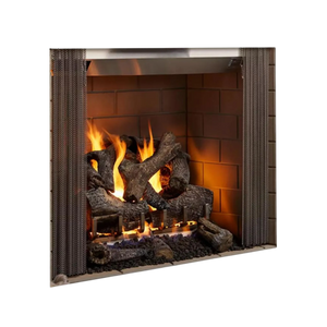 Castlewood outdoor wood fireplace