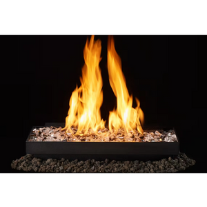 Contemporary indoor gas log set