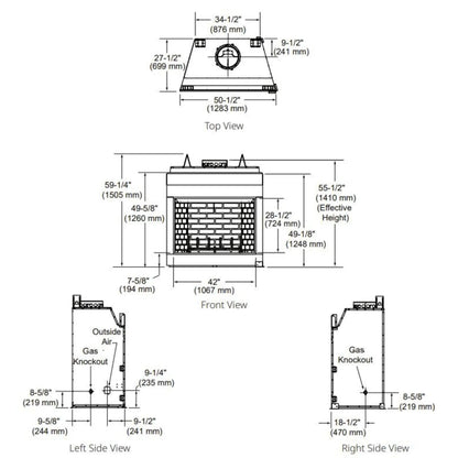 Cottagewood outdoor wood fireplace
