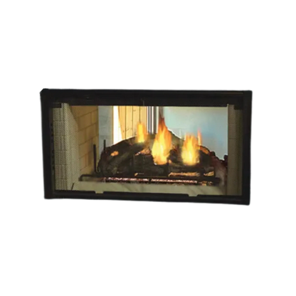 Designer series wood fireplace