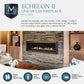 Echelon II direct vent gas fireplace