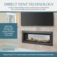 Echelon II direct vent gas fireplace
