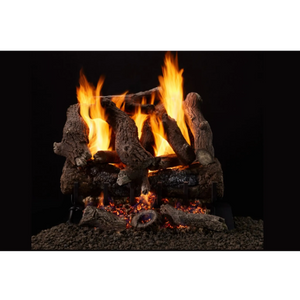Heritage oak indoor gas log set