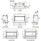 Jade series direct vent gas fireplace