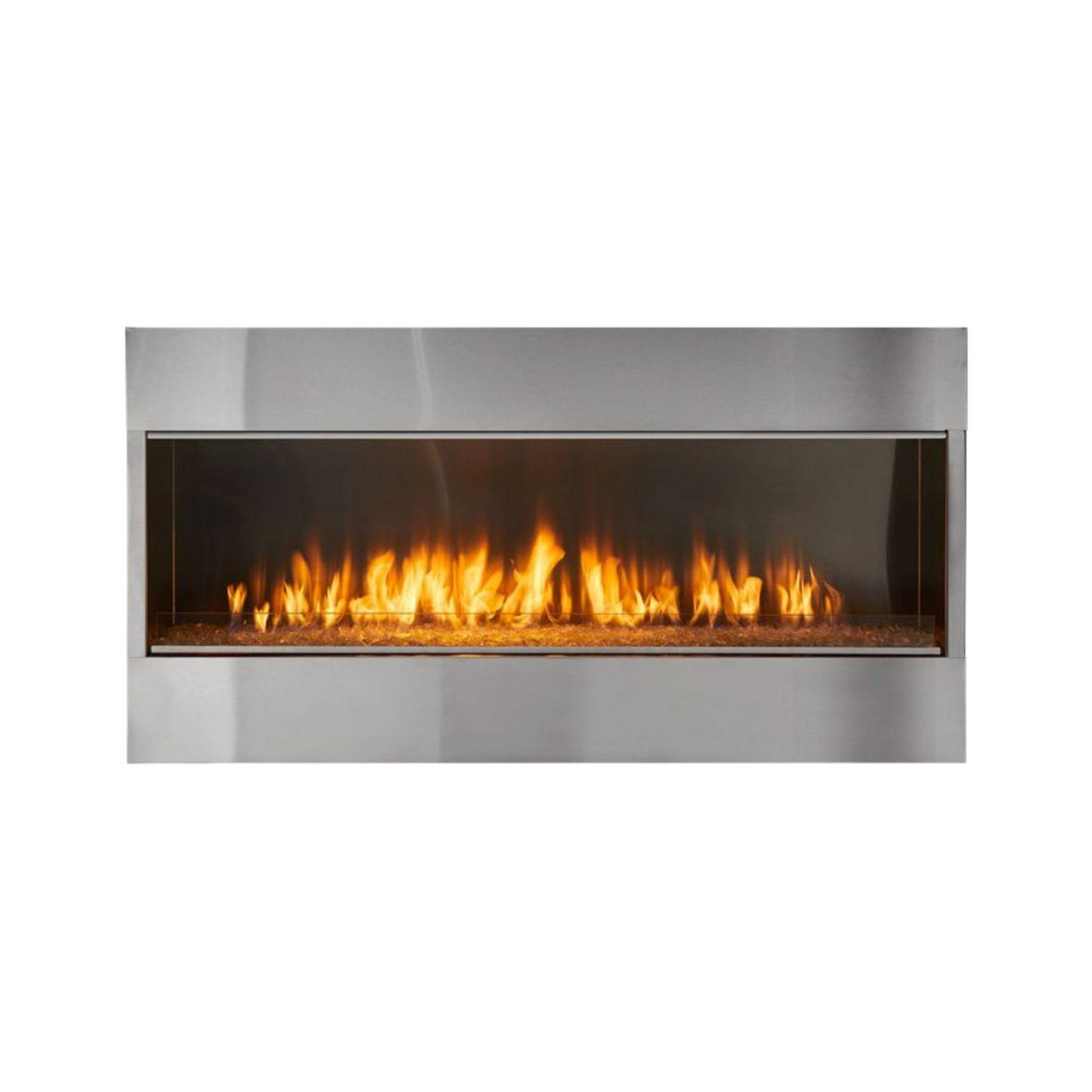 Lanai outdoor gas fireplace