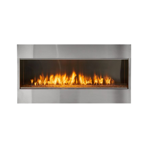Lanai outdoor gas fireplace