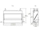 Lanai outdoor see-through gas fireplace