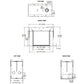 Marquis ii see-through direct vent gas fireplace