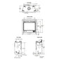 Mercury direct vent gas fireplace