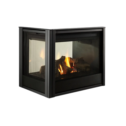 Pier direct vent gas fireplace