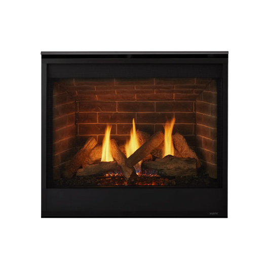 Quartz direct vent gas fireplace - 42 inch