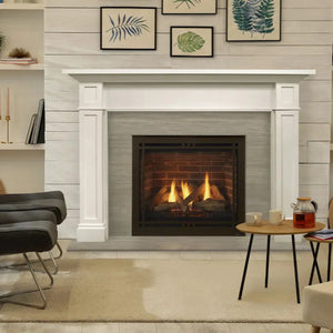 Quartz direct vent gas fireplace - 42 inch
