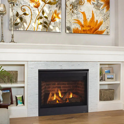 Quartz series direct vent gas fireplace