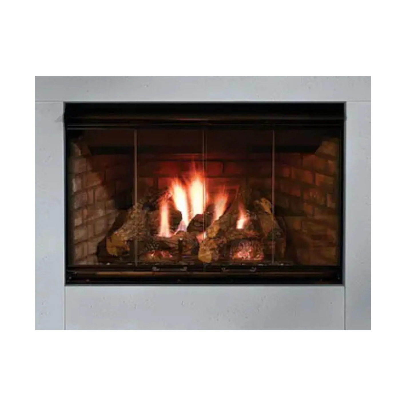 Reveal B-vent gas fireplace