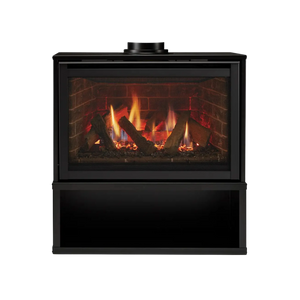 Ruby freestanding gas fireplace