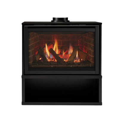 Ruby freestanding gas fireplace