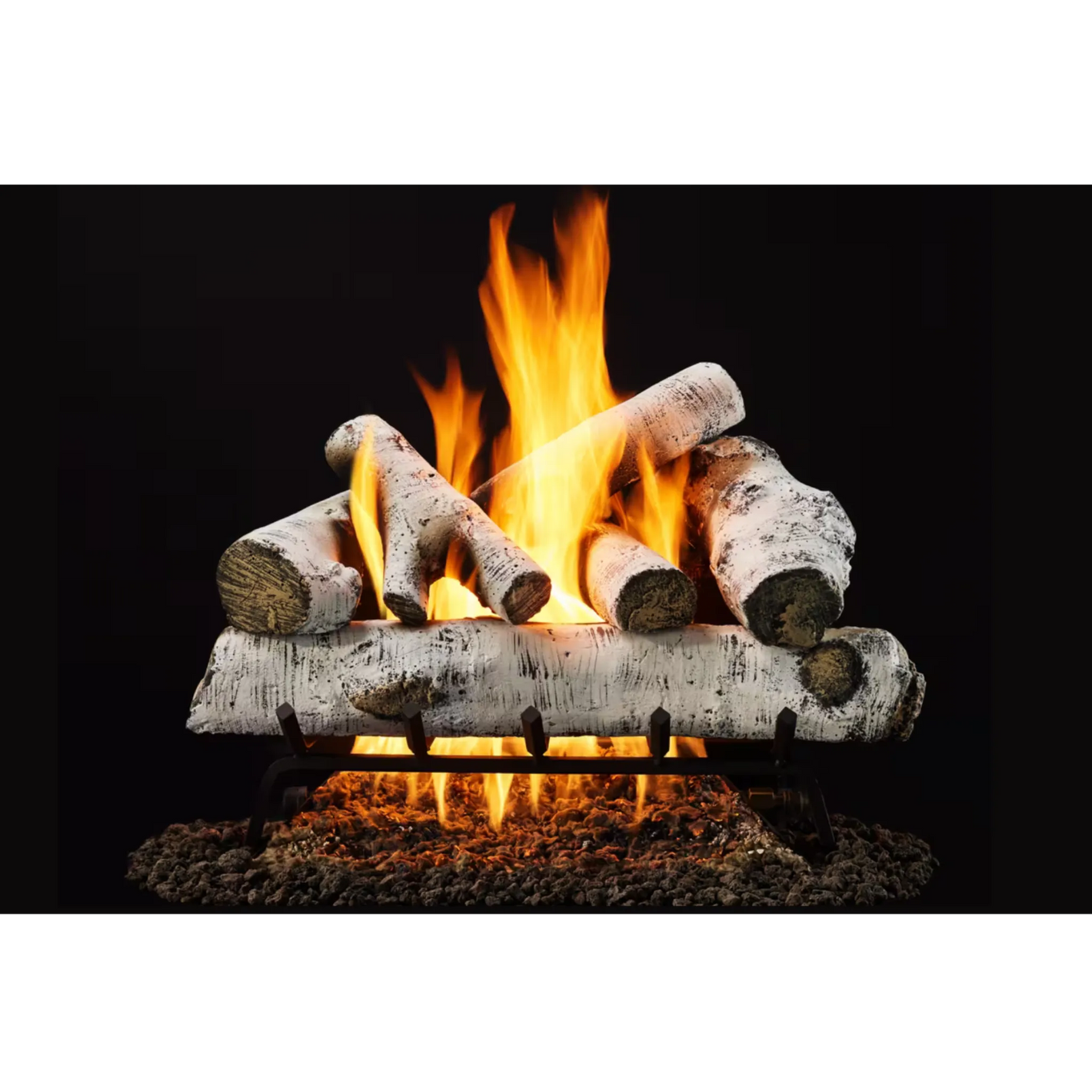 Smoldering timberland oak indoor gas log set