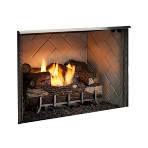 Vesper outdoor gas fireplace