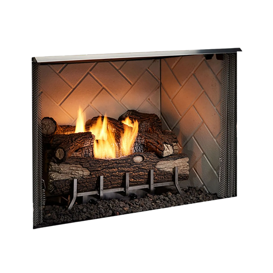 Vesper outdoor gas fireplace