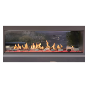 Majestic Lanai See-Through Gas Fireplace
