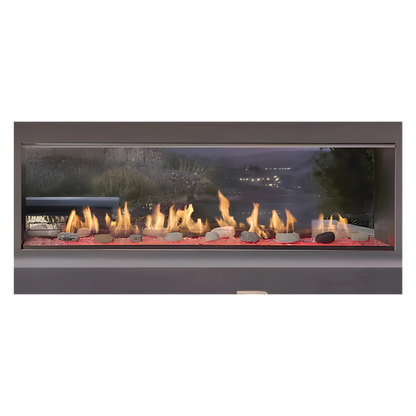 Majestic Lanai See-Through Gas Fireplace