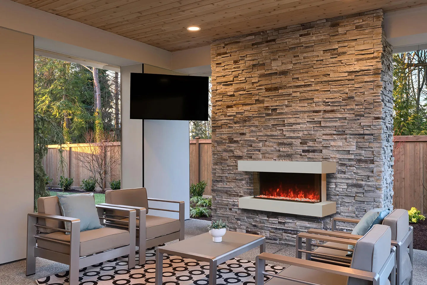 Landscape pro electric fireplace