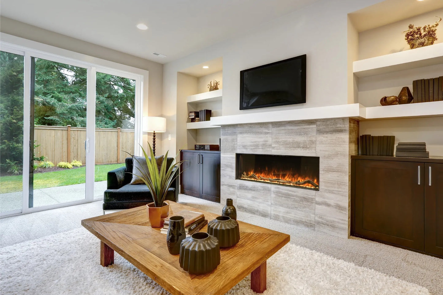 Landscape pro electric fireplace