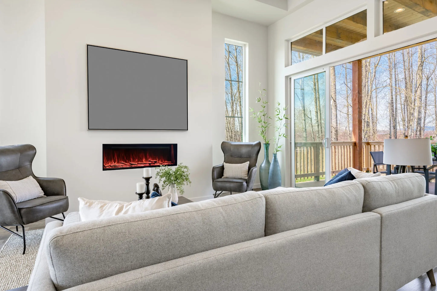 Landscape pro electric fireplace