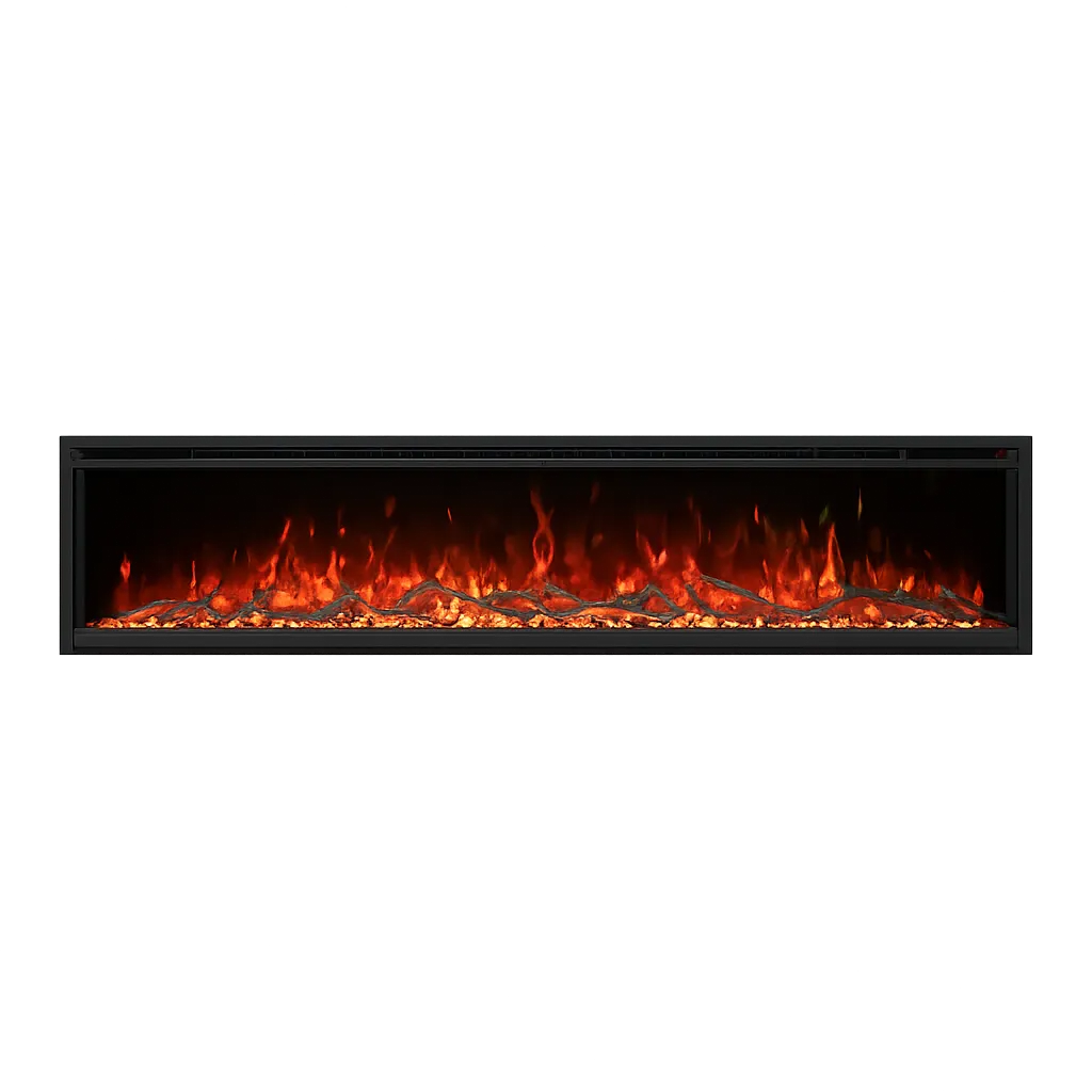 Spectrum slimline electric fireplace
