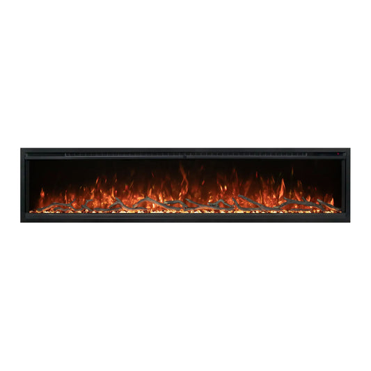 Spectrum slimline electric fireplace