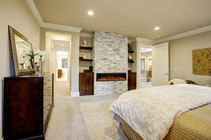 Spectrum slimline electric fireplace