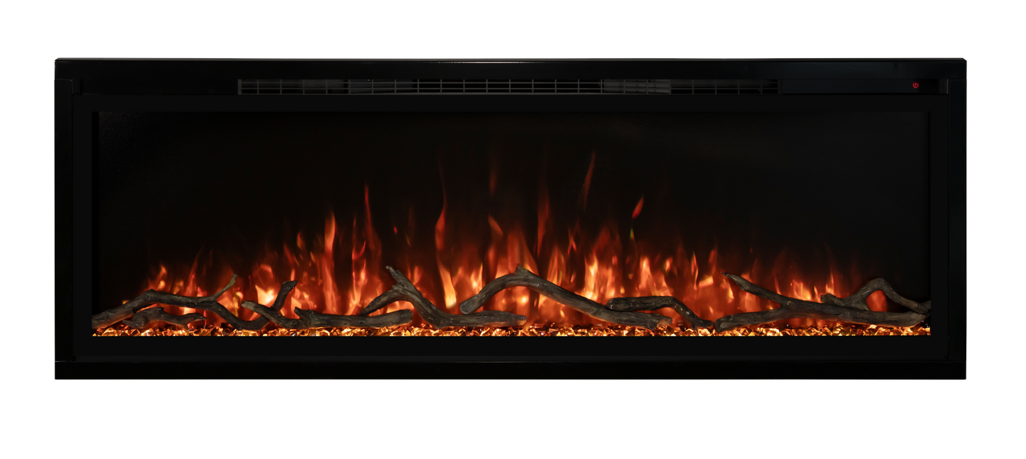 Spectrum slimline electric fireplace